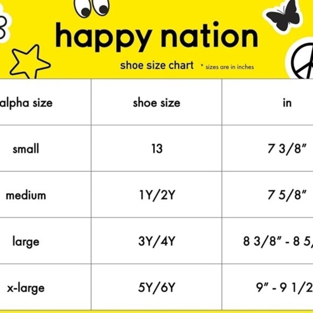 happy nation NWT‎ Kids Logo Slide Sandals white and black - Picture 3 of 3